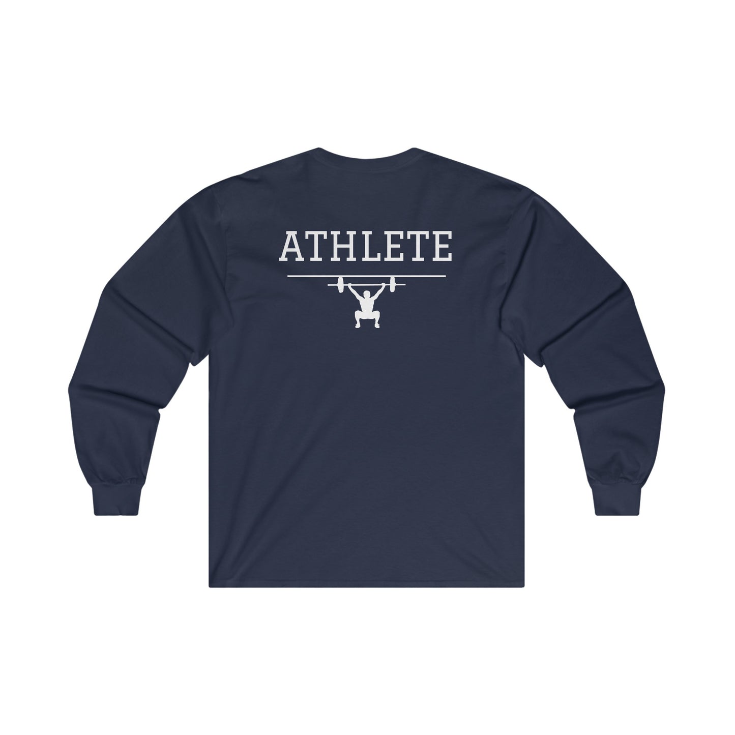 Unisex Athlete Cotton Long Sleeve Tee