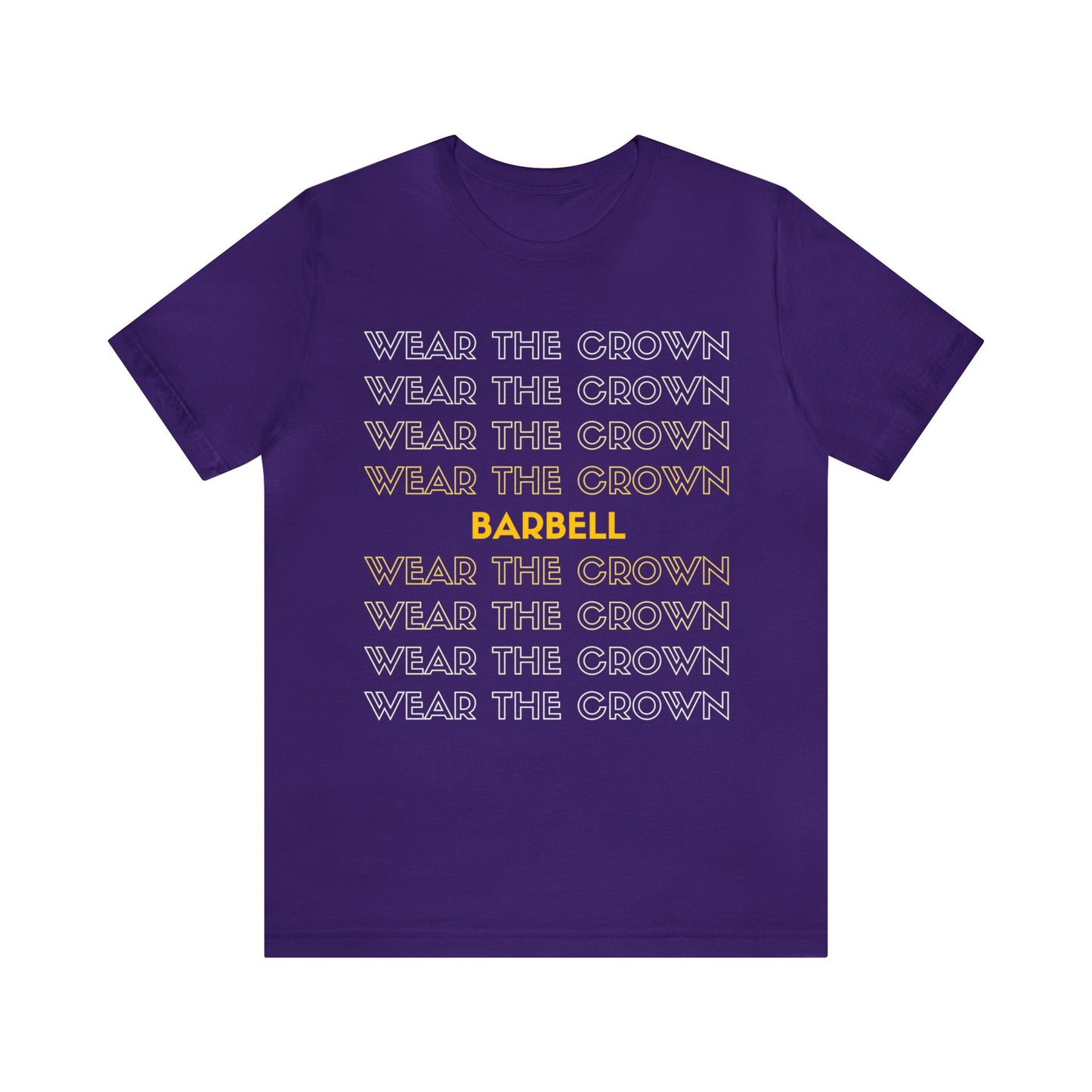 WTC Barbell Unisex Jersey Short Sleeve Tee