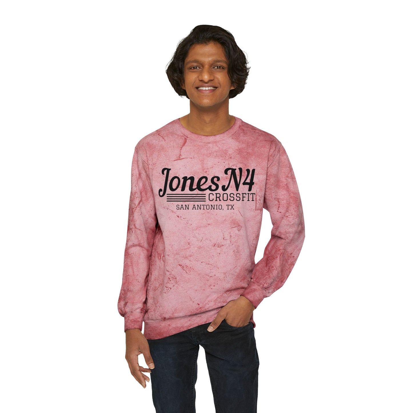 Unisex Color Blast Crewneck Sweatshirt