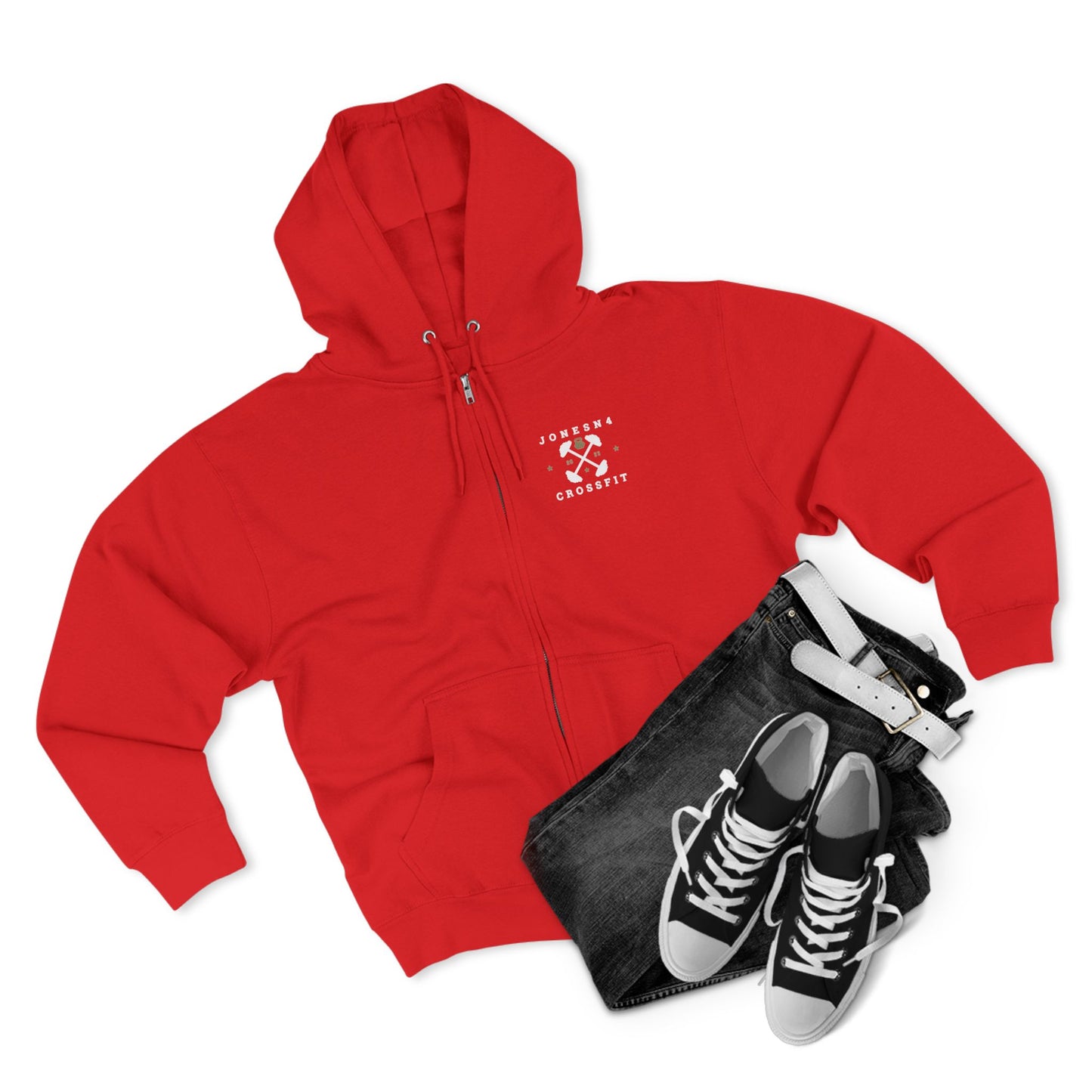 Athlete Unisex Zip Hoodie