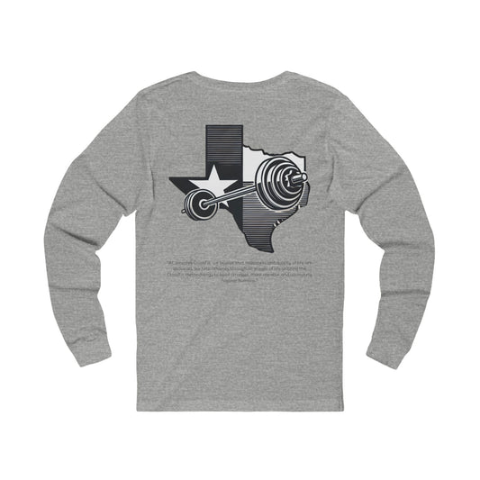TX Outline Unisex Jersey Long Sleeve Tee