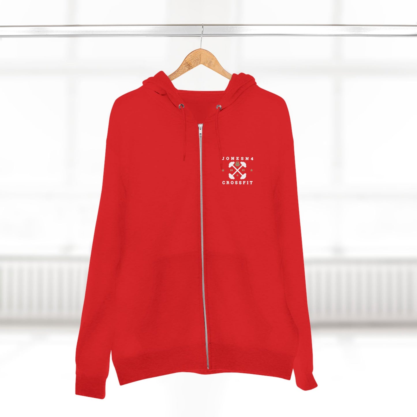 Athlete Unisex Zip Hoodie